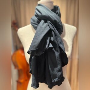 Navy/Blue Wool& Luna Scarf